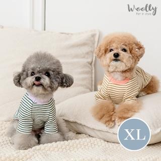 【WOOLLY】棒棒糖彈力棉質狗狗T恤-XL(寵物衣服)