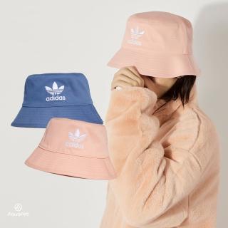 【adidas 愛迪達】Bucket Hat AC 藍色 粉色 三葉草 LOGO 漁夫帽 GN4904/GN4906