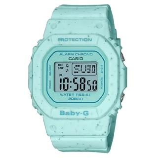 【CASIO 卡西歐】BABY-G 冰淇淋色系列/40mm/藍(BGD-560CR-2)