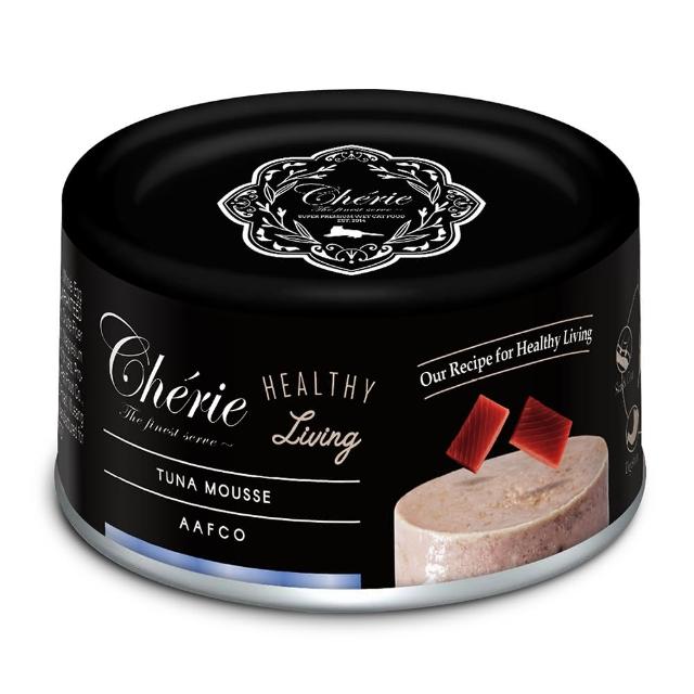 【Cherie 法麗】全照護主食罐80g*48入(貓主食罐 貓罐頭 貓食 全齡貓 幼貓 慕斯口感)
