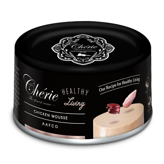 【Cherie 法麗】全照護主食罐80g*48入(貓主食罐 貓罐頭 貓食 全齡貓 幼貓 慕斯口感)