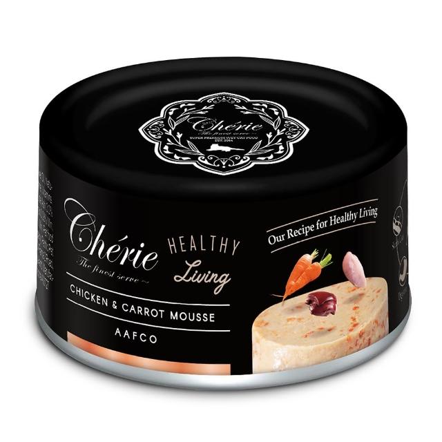 【Cherie 法麗】全照護主食罐80g*48入(貓主食罐 貓罐頭 貓食 全齡貓 幼貓 慕斯口感)