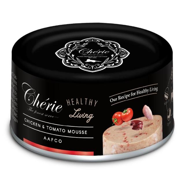 【Cherie 法麗】全照護主食罐80g*48入(貓主食罐 貓罐頭 貓食 全齡貓 幼貓 慕斯口感)