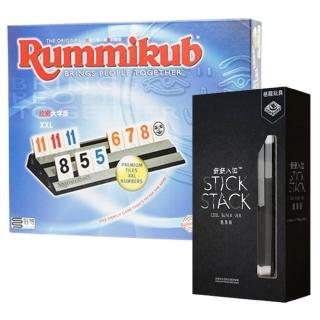 【暢銷桌遊優惠組】籤籤入扣酷黑版+拉密數字 XXL 大字版
