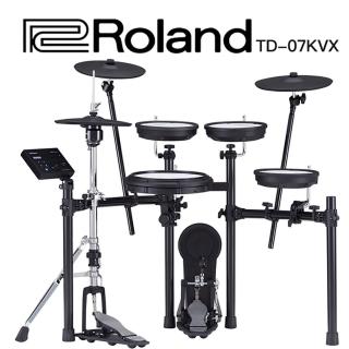 【Roland】TD-07KVX新世代V-Drums頂級進階款/雙層網狀鼓面/配備VH-10浮動式/電子套鼓(TD-07KVX 頂級進階款)