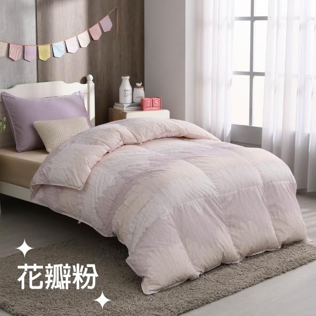 【EASY LIFE】冬月羽絨被-雙人(可機洗 免被套 好收納 羽絨被 冬被)