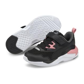 【PUMA】PUMA X-Ray Lite AC PS 休閒鞋 童鞋 中童 黑粉(37439517)