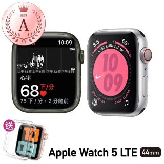 【Apple 蘋果】福利品 Apple Watch Series 5 44公釐 LTE 鋁金屬錶殼 保固6個月 贈矽膠錶帶