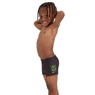 【Zoggs】幼童《牛角綠怪》環保四角泳褲(泡湯/溫泉/游泳)