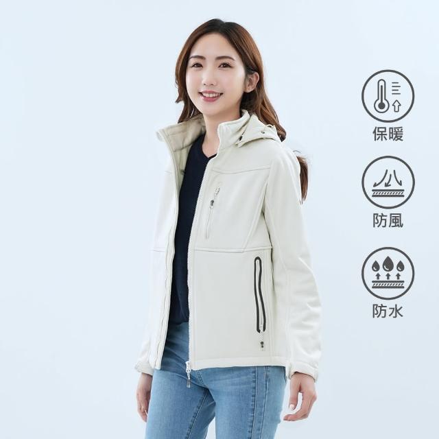 【遊遍天下】男女款GlobeTex防水透濕防風刷毛軟殼外套(M-5L 大尺碼)