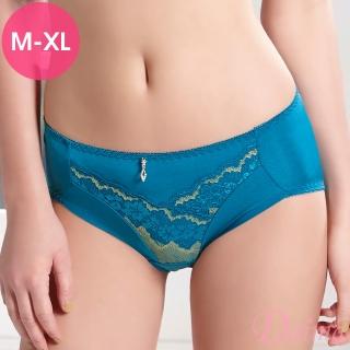 【Daima 黛瑪】法式包臀女內褲X-XL/性感彈力親膚蕾絲內褲(綠色)