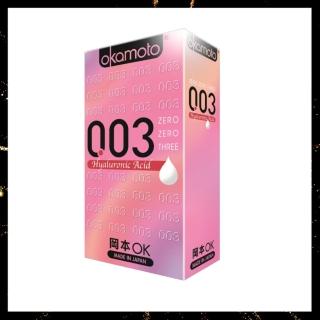 【okamoto 岡本】003HA玻尿酸極薄保險套(10入)