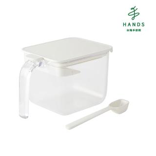 【TOKYU HANDS 台隆手創館】日本MARNA 一按即開防潮調味盒-附匙600ml(白)