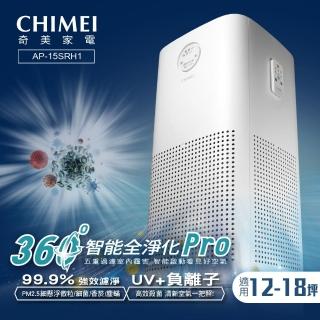 【CHIMEI 奇美】360度智能全淨化空氣清淨機(AP-15SRH1)