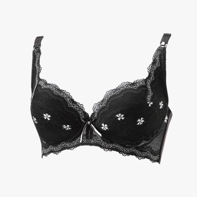 【Gennies 奇妮】3件組*哺乳內衣 戀戀蕾絲軟鋼圈內衣(共4色)