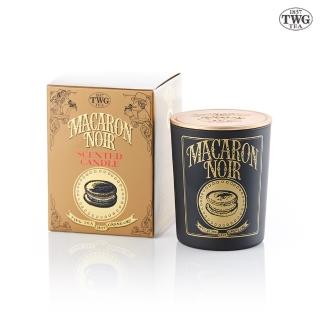 【TWG Tea】幻墨寶匣茶薰香蠟燭 Macaron Noir Scented Candle(190公克)