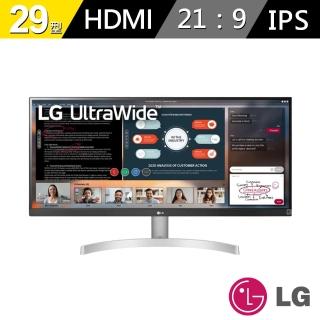 【LG 樂金】29型 IPS FHD 21:9 HDR10 支援螢幕分割 子母畫面 多工螢幕(29WN600-W)