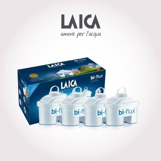 【LAICA 萊卡】義大利原裝進口 bi-flux長效8周高效雙流濾芯(二盒 共四入)