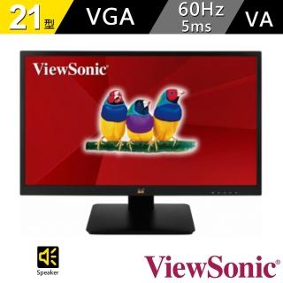 【ViewSonic 優派】21.5型 VA文書護眼螢幕 支援HDMI介面/VGA/窄邊框(VA2205-MH)