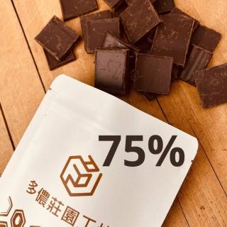 【多儂莊園工坊】75%  500g 巧克力 薄片滴制 無糖巧克力(75%黑巧克力 Darkolake)