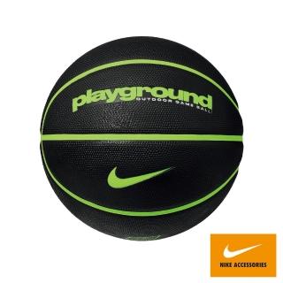 【NIKE 耐吉】籃球 7號球 室外球 EVERYDAY PLAYGROUND 8P 黑綠 N100449808507
