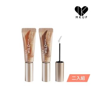 【MKUP 美咖】持久定型野生眉膠2入組(更濃密更立體更有型)