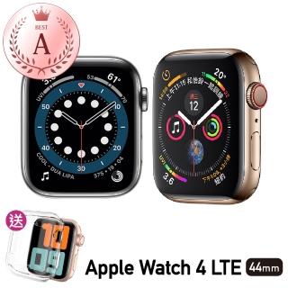 【Apple 蘋果】福利品 Apple Watch Series 4 44公釐 LTE 不鏽鋼錶殼 保固6個月 贈矽膠錶帶