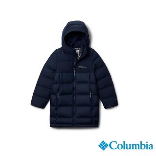 【Columbia 哥倫比亞】童款- Omni-Heat鋁點保暖450羽絨外套-深藍(UXB00770NY  / 保暖.舒適.鋁點)
