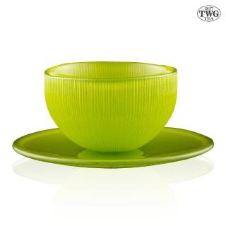 【TWG Tea】螢亮手工茶杯組 Firefly Tea bowl & Saucer in Green(奇異果綠/120ml)
