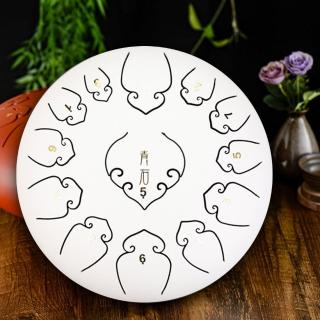 【美佳音樂】12吋13音C調 全新碳鋼/加厚鼓體 空明鼓 空靈鼓-白色(鋼舌鼓/忘憂鼓/附鼓包)