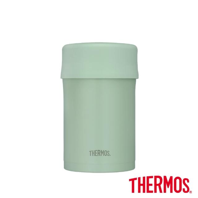 【THERMOS膳魔師】買1送1_不鏽鋼真空食物燜燒罐保溫杯500ml(JBN-501)