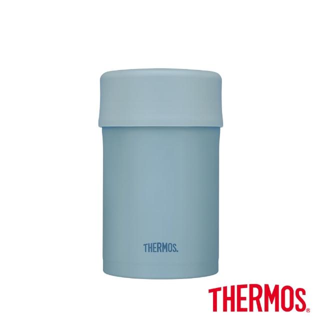 【THERMOS膳魔師】買1送1_不鏽鋼真空食物燜燒罐保溫杯500ml(JBN-501)