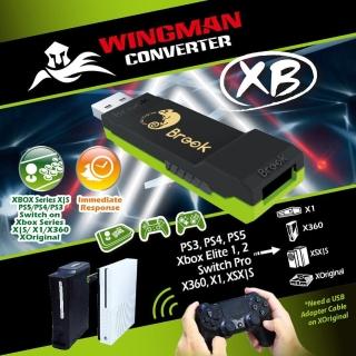 【Brook】Wingman XB 轉接器(支援菁英手把1&2 P3 P4 SwitchPro to X1)