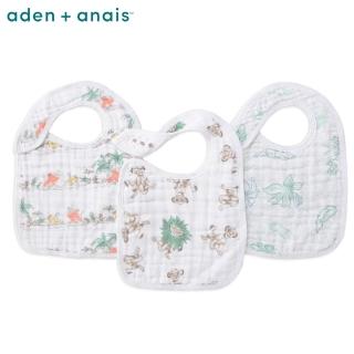 【aden+anais】經典圍兜3入(獅子王)