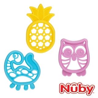 【Nuby】矽膠造型舒緩固齒器(多款)