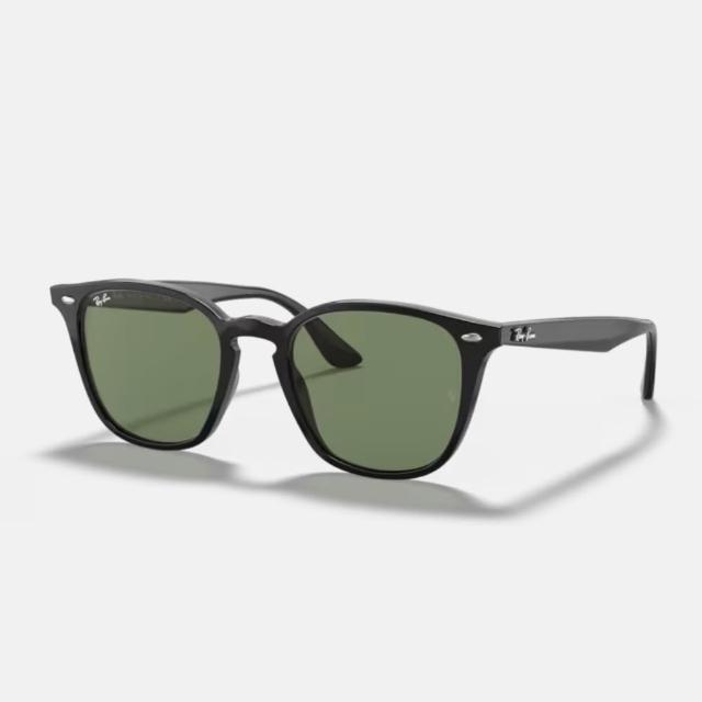 【RayBan 雷朋】經典方形膠框抗UV太陽眼鏡(RB4258F 52mm 多色任選)