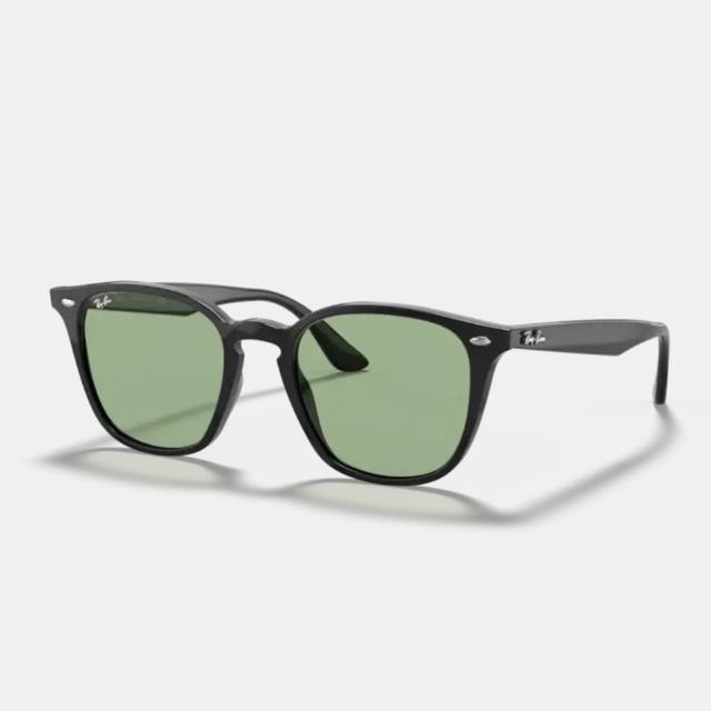 【RayBan 雷朋】經典方形膠框抗UV太陽眼鏡(RB4258F 52mm 多色任選)