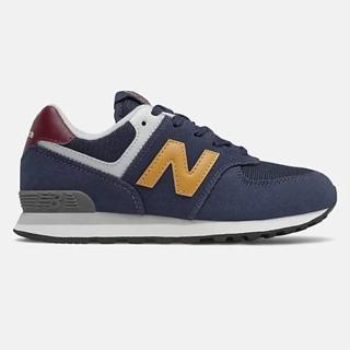 【NEW BALANCE】NB 574系列 中大童 休閒運動鞋  深藍(PV574HW1-W)