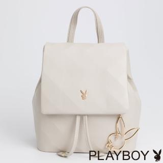 【PLAYBOY】後背包 Rare系列(米白色)