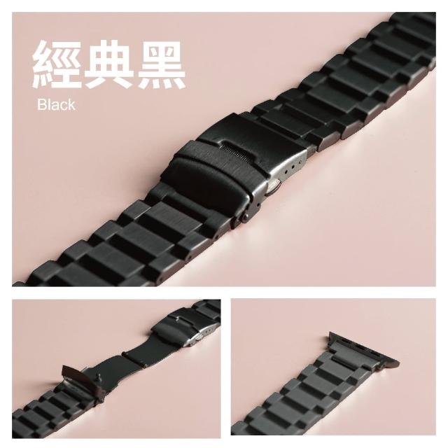 【ALL TIME 完全計時】Apple Watch 38/40/41/42（S10）mm  豪邁316L不鏽鋼錶帶