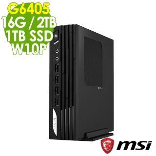 【MSI 微星】MSI微星 PRO DP21 11M-042TW 迷你電腦 G6405/16G/1TSSD+2TB/W10P(雙核商用電腦)