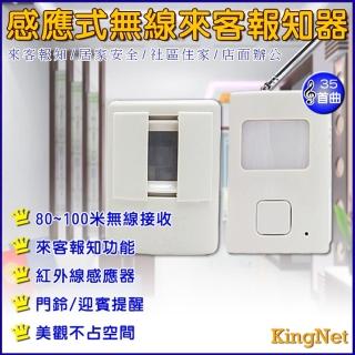 【KINGNET】監視器周邊 訪客報知器 來賓通知 迎賓器(紅外線感應式)