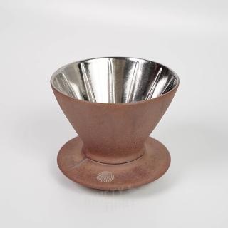 【陶作坊】老岩泥 流轉360濾杯 V01 一器三用(一次燒 經典銀（火）)