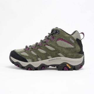 【MERRELL】Merrell Moab 3 Mid Gore-Tex    女 越野鞋 登山 防潑水 中筒 苔綠 莓紫(ML035818)