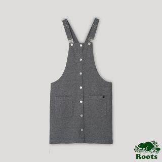 【Roots】Roots 女裝- 摩登週間系列 斜紋吊帶裙(灰色)