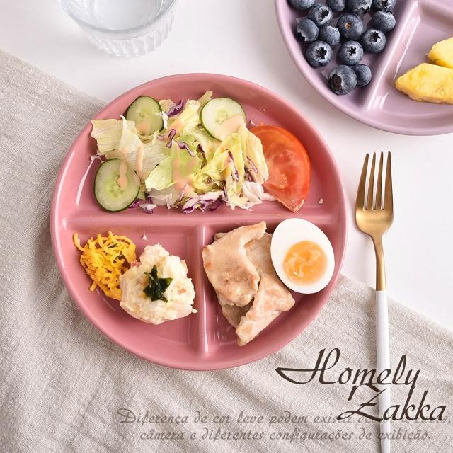 【Homely Zakka】北歐陶瓷健康分隔餐盤_40款任選(211餐盤 瘦身餐盤 健身餐盤 減脂餐盤)