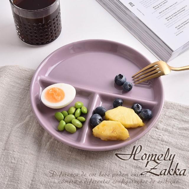 【Homely Zakka】北歐陶瓷健康分隔餐盤_40款任選(211餐盤 瘦身餐盤 健身餐盤 減脂餐盤)
