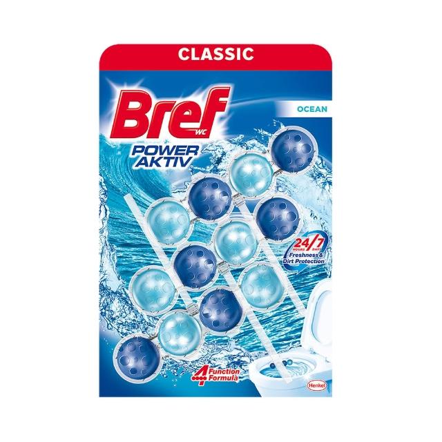 【Bref 妙力】懸掛式浴廁馬桶清潔球50g*3x3組(NEW百香/草木氣息/海洋/薰衣草)