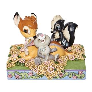 【Enesco】精品家飾 Disney 迪士尼 小鹿斑比、桑普、花兒居家擺飾