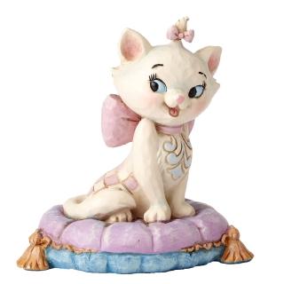 【Enesco】精品家飾 Disney 迪士尼 迷你瑪莉貓坐抱枕居家擺飾